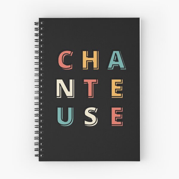 Item preview, Chanteuse (Female singer) French retro typography designed and sold by DesignsofNote.