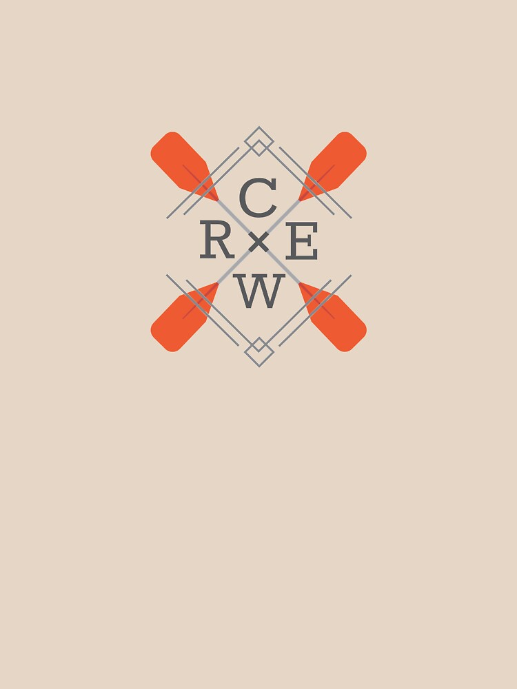 Crew Rowing Row by WaderTees