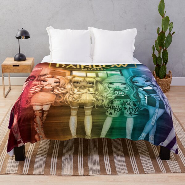 Rainbow High Group Artwork Throw Blanket