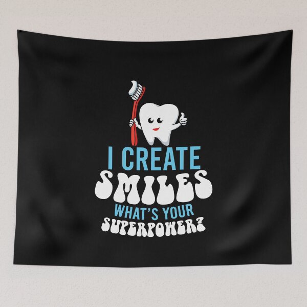Item preview, I Create Smiles Superpower Dentist designed and sold by MooonTees.