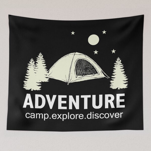 Item preview, Adventure Camp Explore and Discover designed and sold by Blok45.