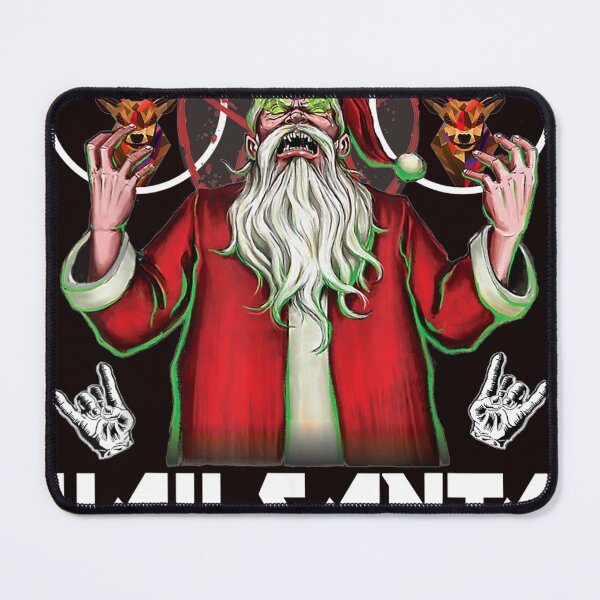 Item preview, Hail Santa Sleigher Heavy Metal Ugly Christmas designed and sold by RoryIves.