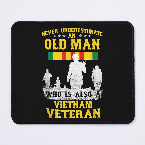 Item preview, Mens Never Underestimate an OLD MAN Vietnam Veteran - designed and sold by Mitzi12312.