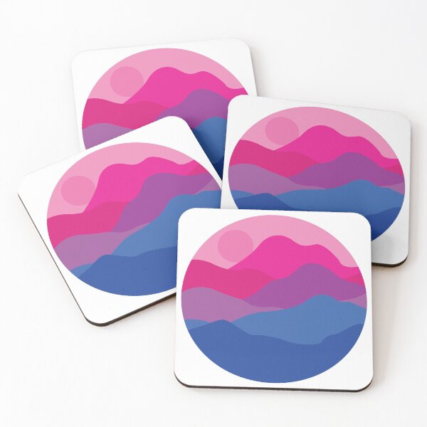 Item preview, Bisexual Pride Flag Bi Mountain look like siri designed and sold by DiduWeer.
