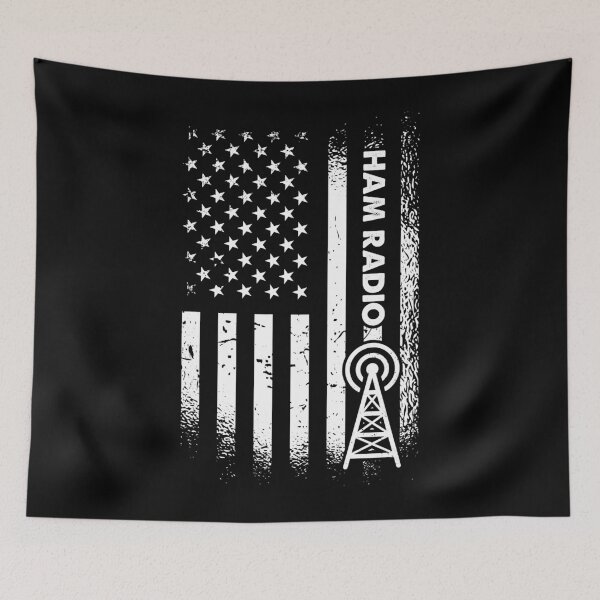 Item preview, American Flag Ham Radio Operator designed and sold by DaylanSweep.