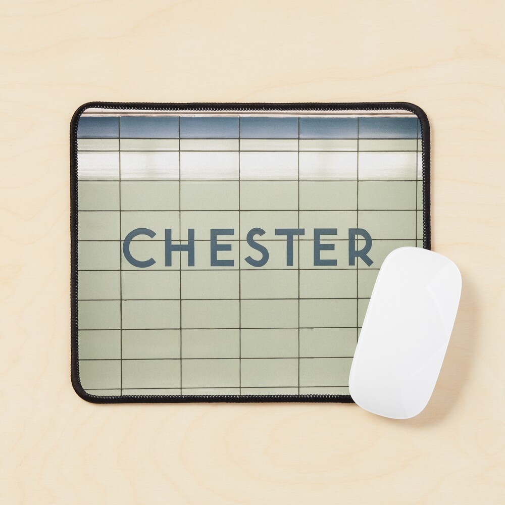 Chester Toronto Subway Station Sign Mouse Pad