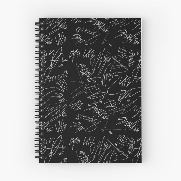 Item preview, Stray Kids SKZ Logos and Autographs Scribble Pattern designed and sold by randomkfandom.