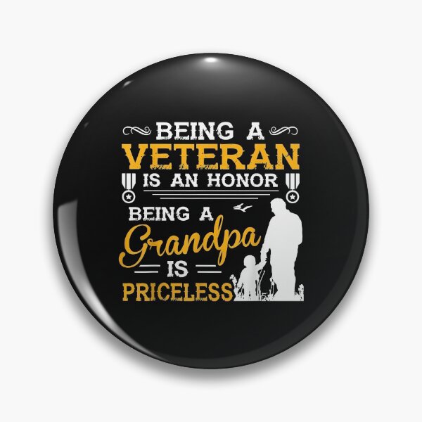 Item preview, Mens Veteran Grandpa Shirt, Gift for Grandfather designed and sold by Mitzi12312.