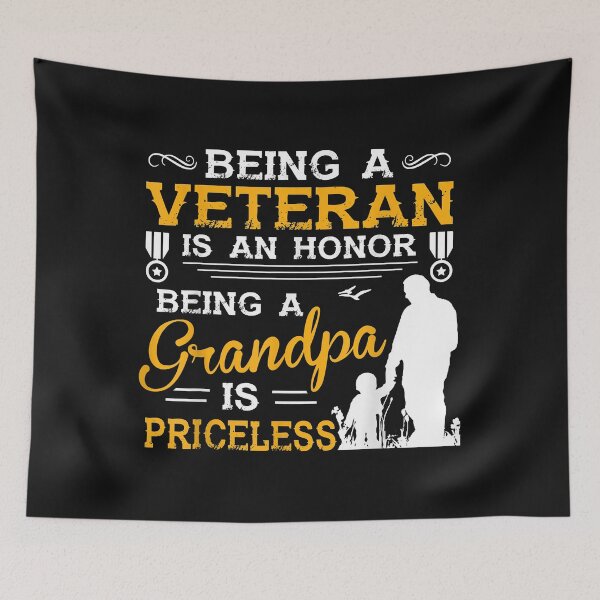 Item preview, Mens Veteran Grandpa Shirt, Gift for Grandfather designed and sold by Mitzi12312.
