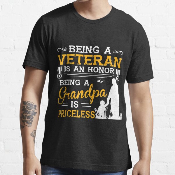 My Grandpa Is Not Just Veteran He Is My Hero Military' Essential T-Shirt  for Sale by Mitzi12312