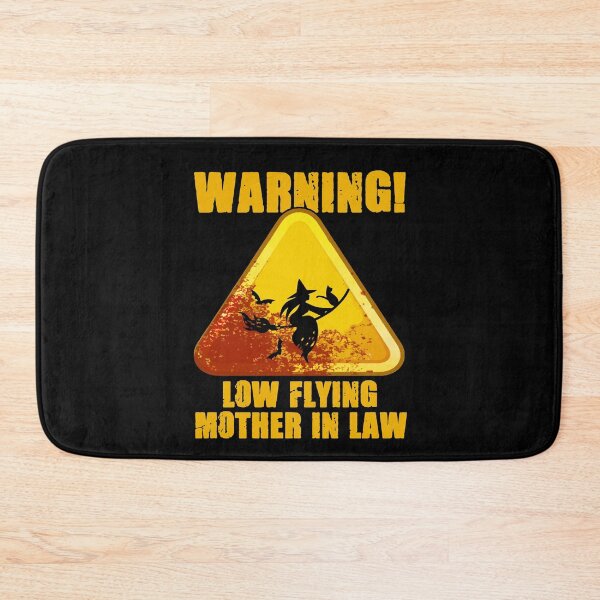 Item preview, Warning Low Flying Mother In Law Funny Witch Halloween designed and sold by Dressed For  Duty.