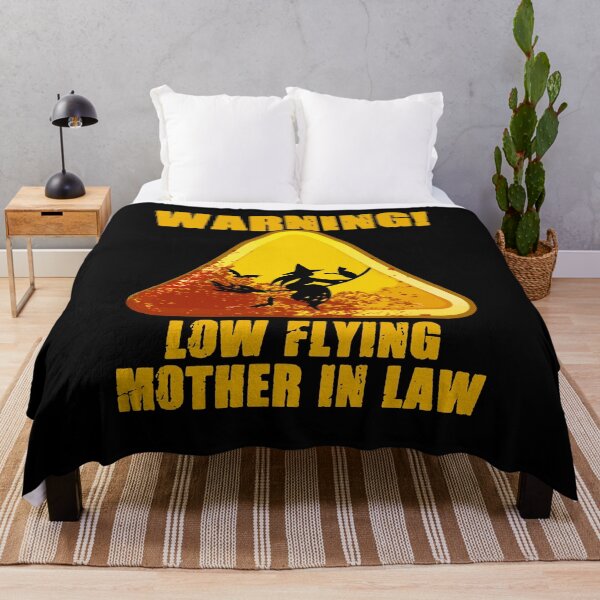 Item preview, Warning Low Flying Mother In Law Funny Witch Halloween designed and sold by Dressed For Duty.