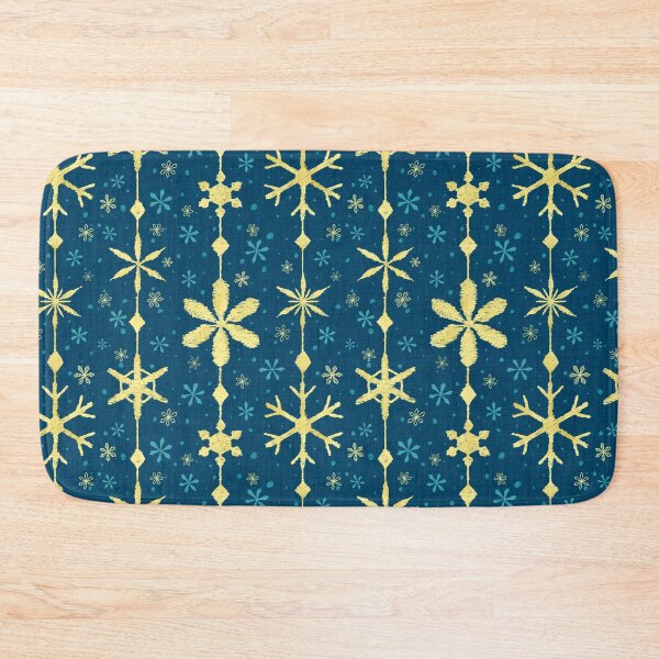 Item preview, Hand-drawn snowflakes - golden - vintage, winter, crystals designed and sold by E-dri @ edridesigns.