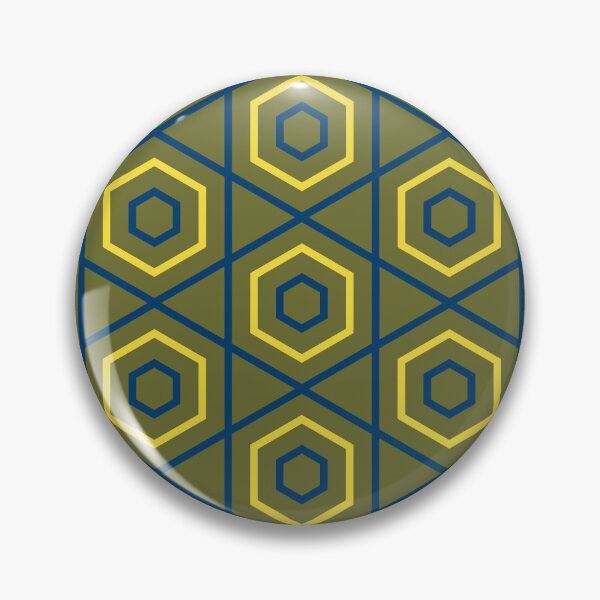 Item preview, Modern trending colors abstract hexagon pattern designed and sold by urban-color.