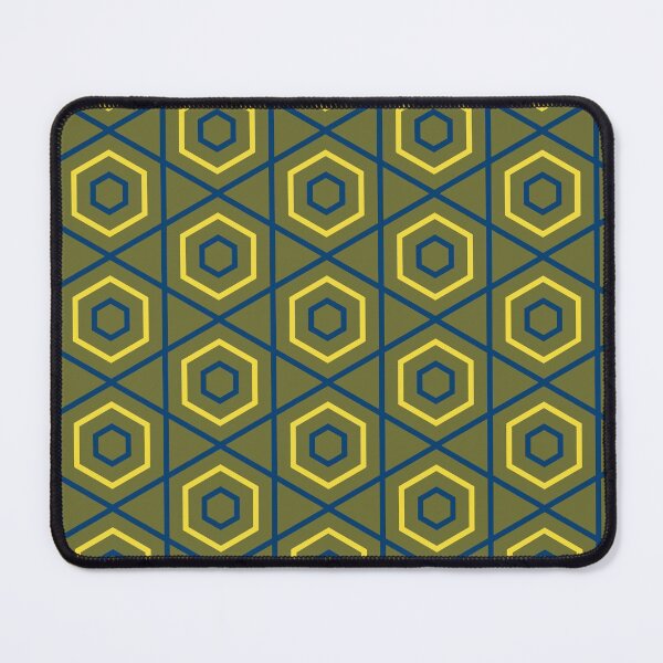 Item preview, Modern trending colors abstract hexagon pattern designed and sold by urban-color.