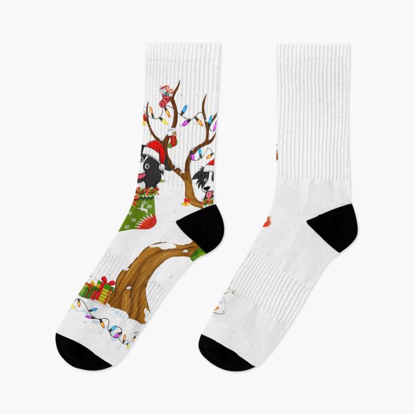 Item preview, Border Collie In Socks Christmas designed and sold by KenynguyenArc.