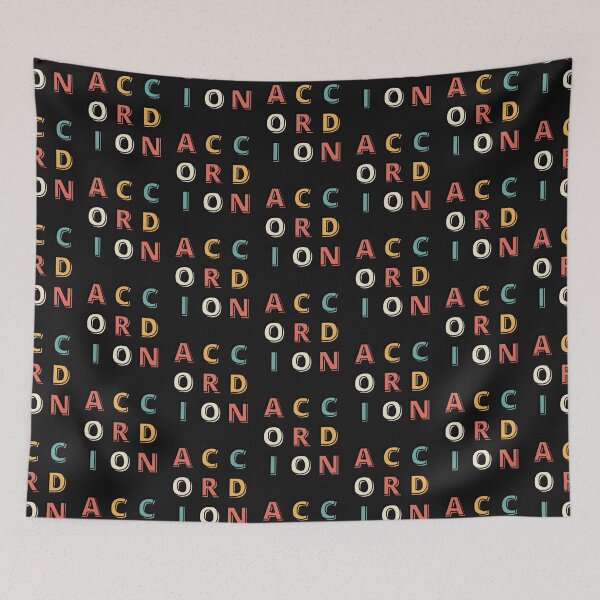 Item preview, Accordion (Retro Vintage Typography) designed and sold by DesignsofNote.