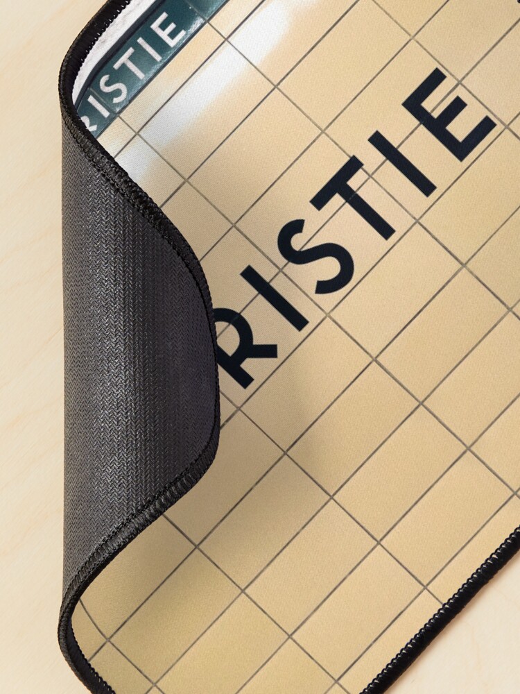Alternate view of Christie Toronto Subway Station Sign Mouse Pad