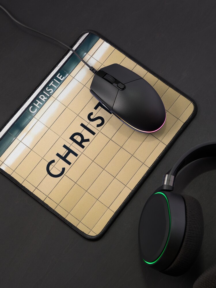 Alternate view of Christie Toronto Subway Station Sign Mouse Pad