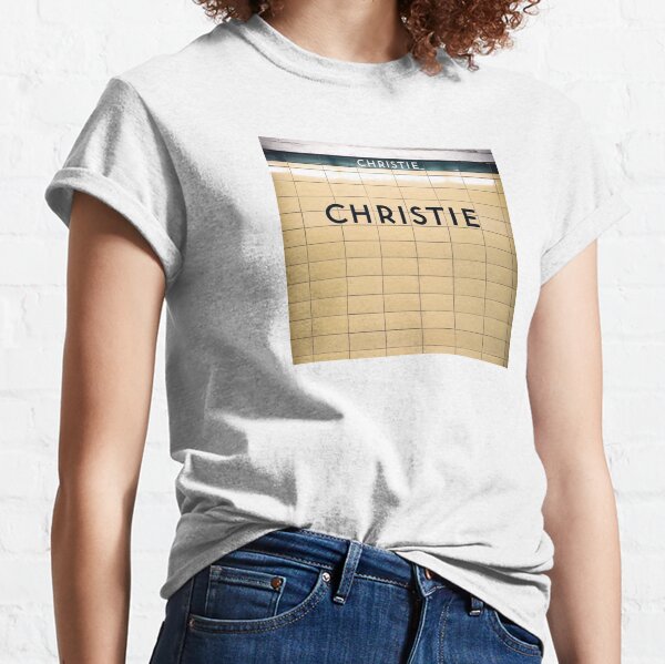 Christie Toronto Subway Station Sign Classic T-Shirt