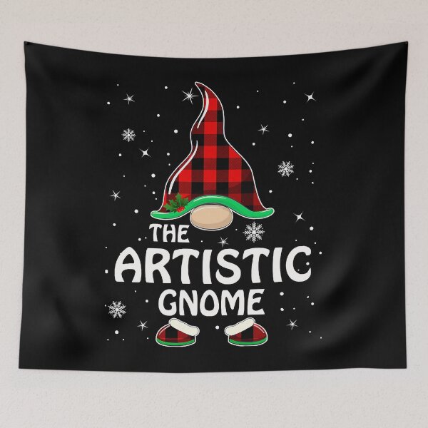 Item preview, Artistic Gnome Buffalo Plaid Matching Family Christmas  designed and sold by DaylanSweep.