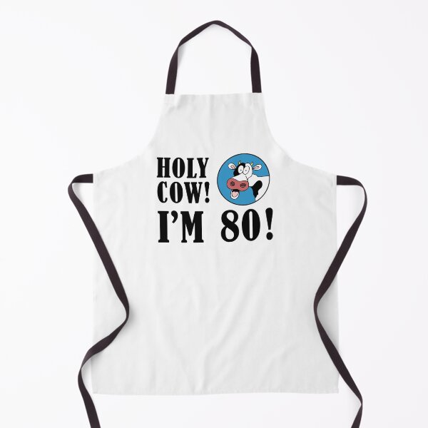 Item preview, Holy Cow I'm 80 Funny 80th Birthday designed and sold by jaycartoonist.