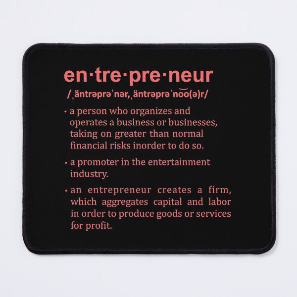 Entrepreneur Girly Mouse Pad