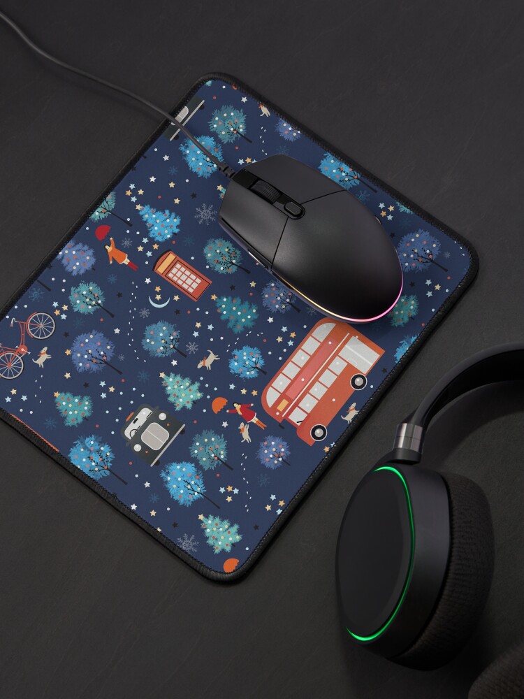 Alternate view of London Christmas Mouse Pad