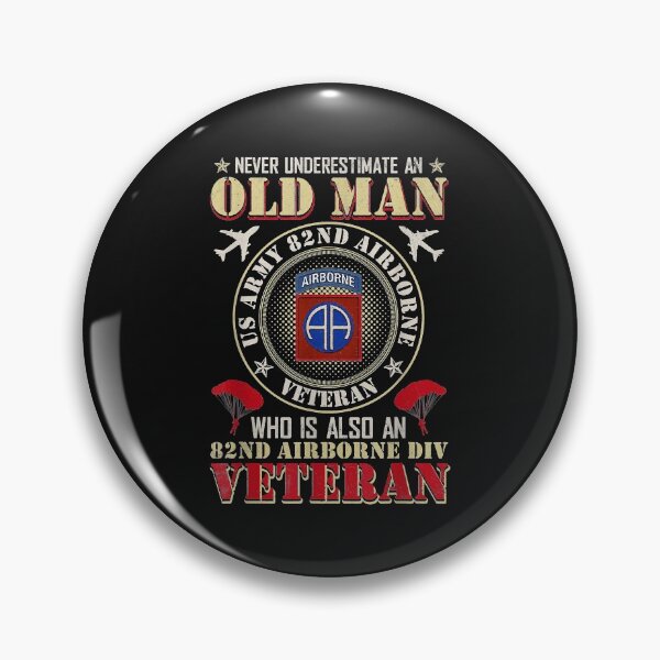 Item preview, Never Undertimate An Old Man 82nd Airborne Paratrooper designed and sold by Mitzi12312.