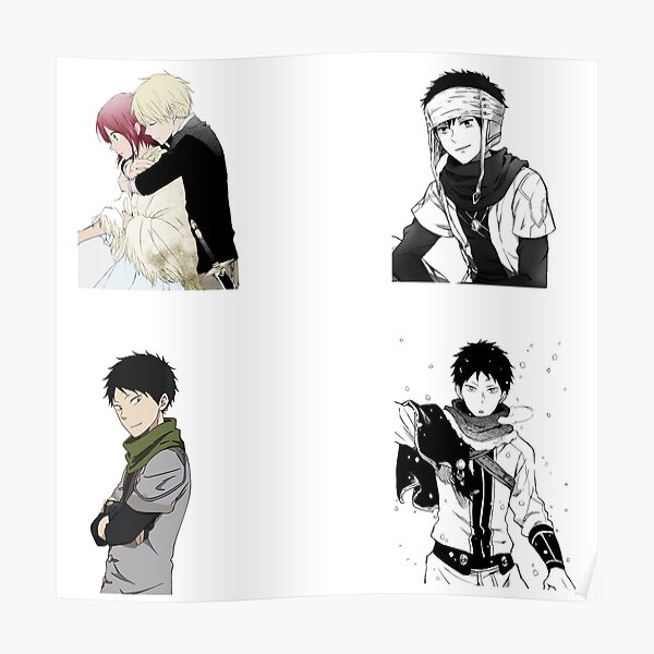 Akagami No Shirayukihime Pack Poster For Sale By V3s0 Redbubble 0559