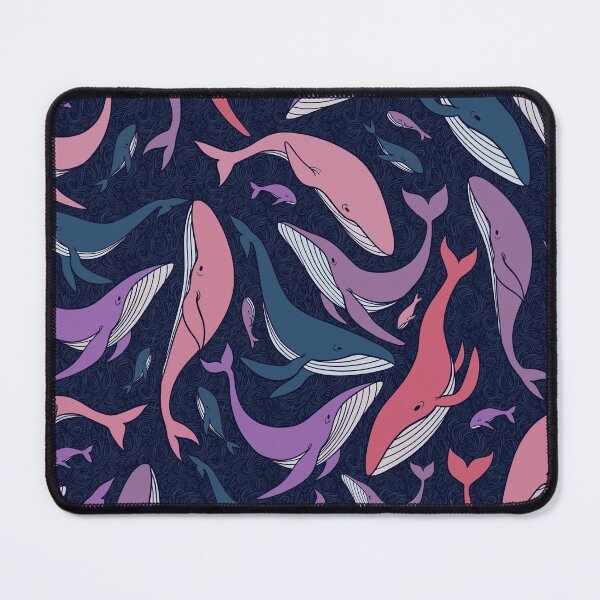 Item preview, A school of whales - pink and purple designed and sold by Elenanaylor.