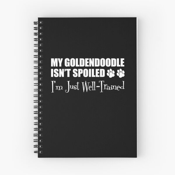 Item preview, Goldendoodle Isn't Spoiled I'm Just Well Trained Paw Print designed and sold by jaycartoonist.