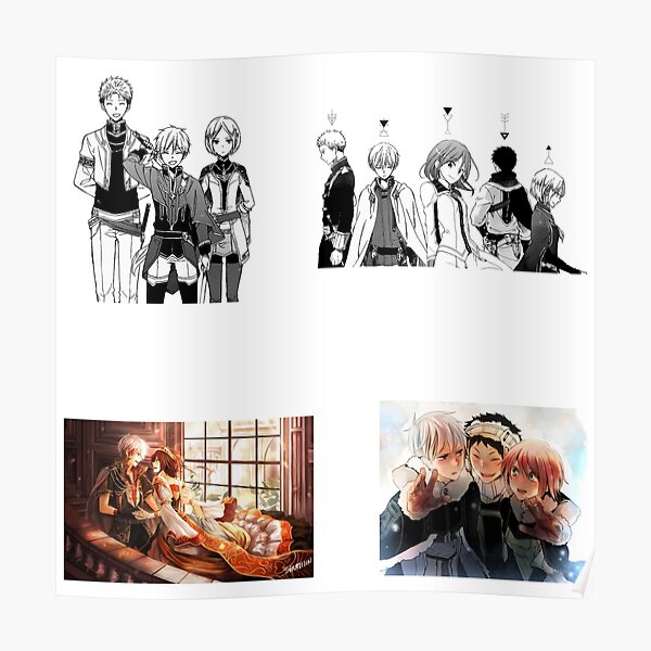 Akagami No Shirayukihime Pack Poster For Sale By V3s0 Redbubble 5611