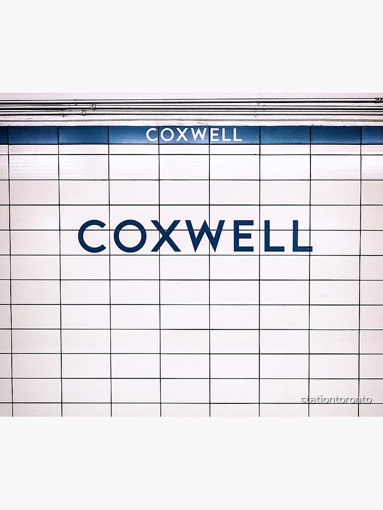 Coxwell Toronto Subway Station Sign by stationtoronto