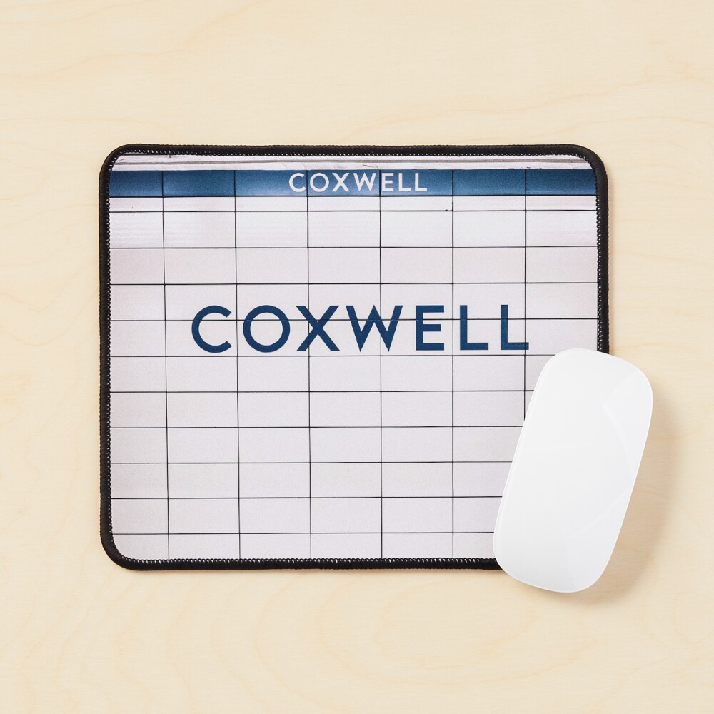 Coxwell Toronto Subway Station Sign Mouse Pad