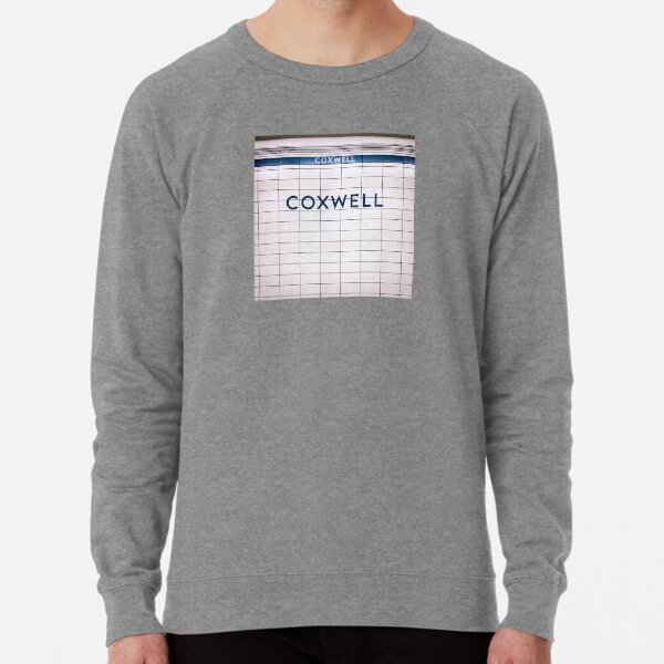 Coxwell Toronto Subway Station Sign Lightweight Sweatshirt