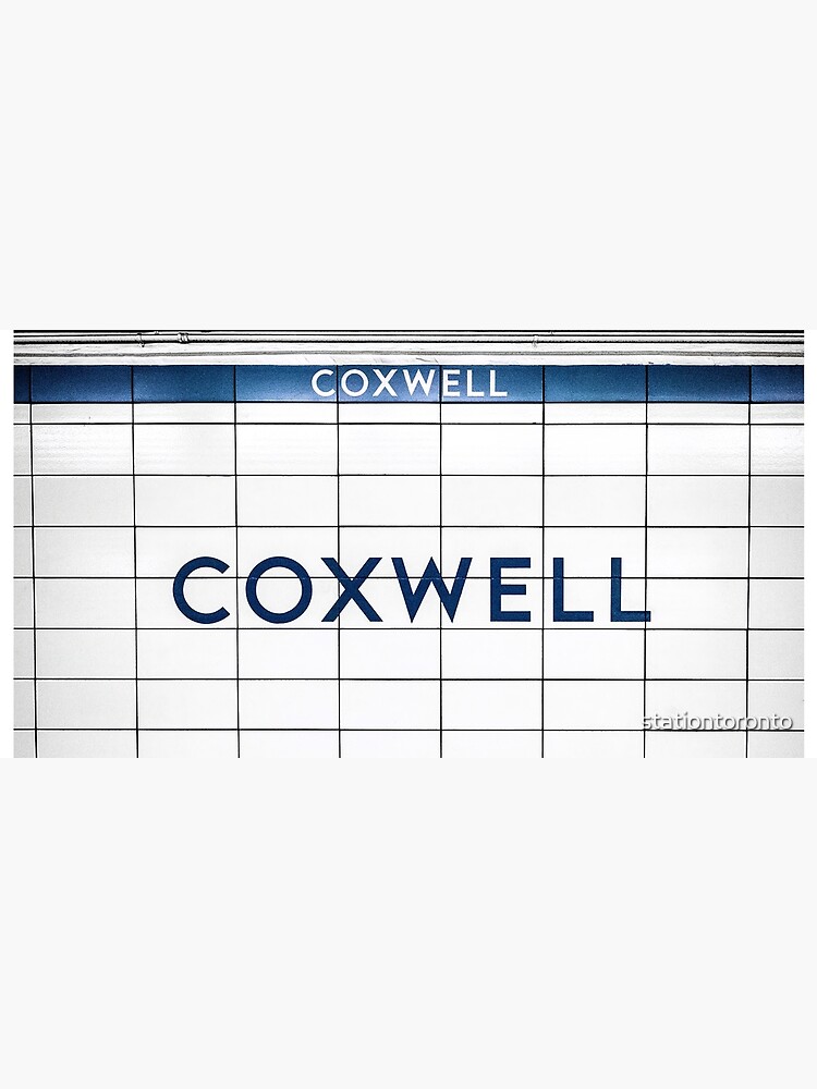 Coxwell Toronto Subway Station Sign by stationtoronto