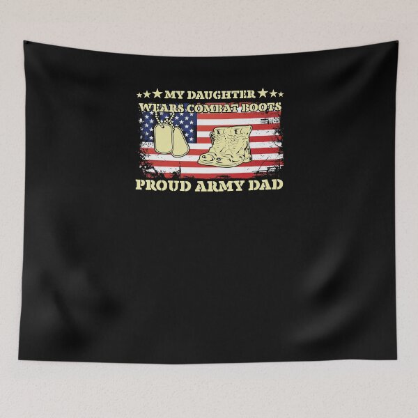 Item preview, Combat Boots-My Daughter Wears Combat Boots-Veterans day 2021  designed and sold by Hartics.