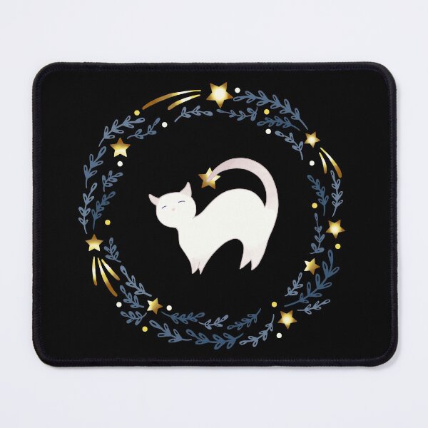Zodiac cat - Scorpio Mouse Pad