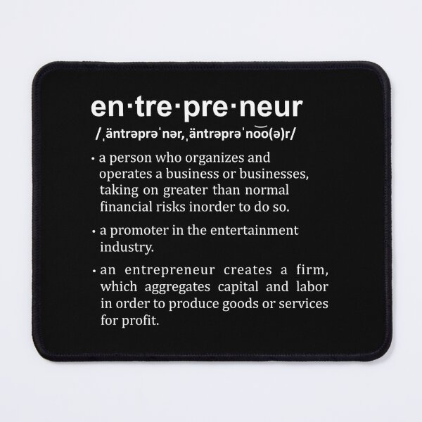 entrepreneur Mouse Pad