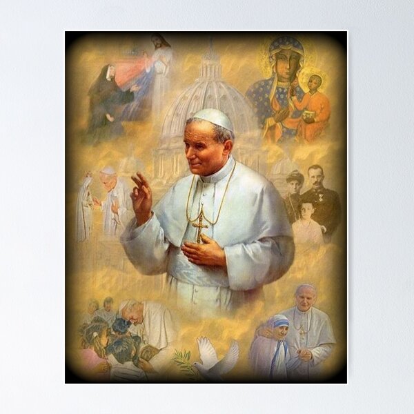 Item preview, John Paul II, Saint John Paul II, JP2, San Giovanni Paolo II designed and sold by AMDG Line.