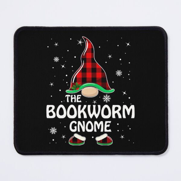Item preview, Bookworm Gnome Buffalo Plaid Matching Family Christmas designed and sold by DaylanSweep.