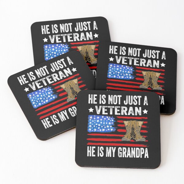 Item preview, He Is Not Just A Veteran He Is My Grandpa  designed and sold by DaylanSweep.