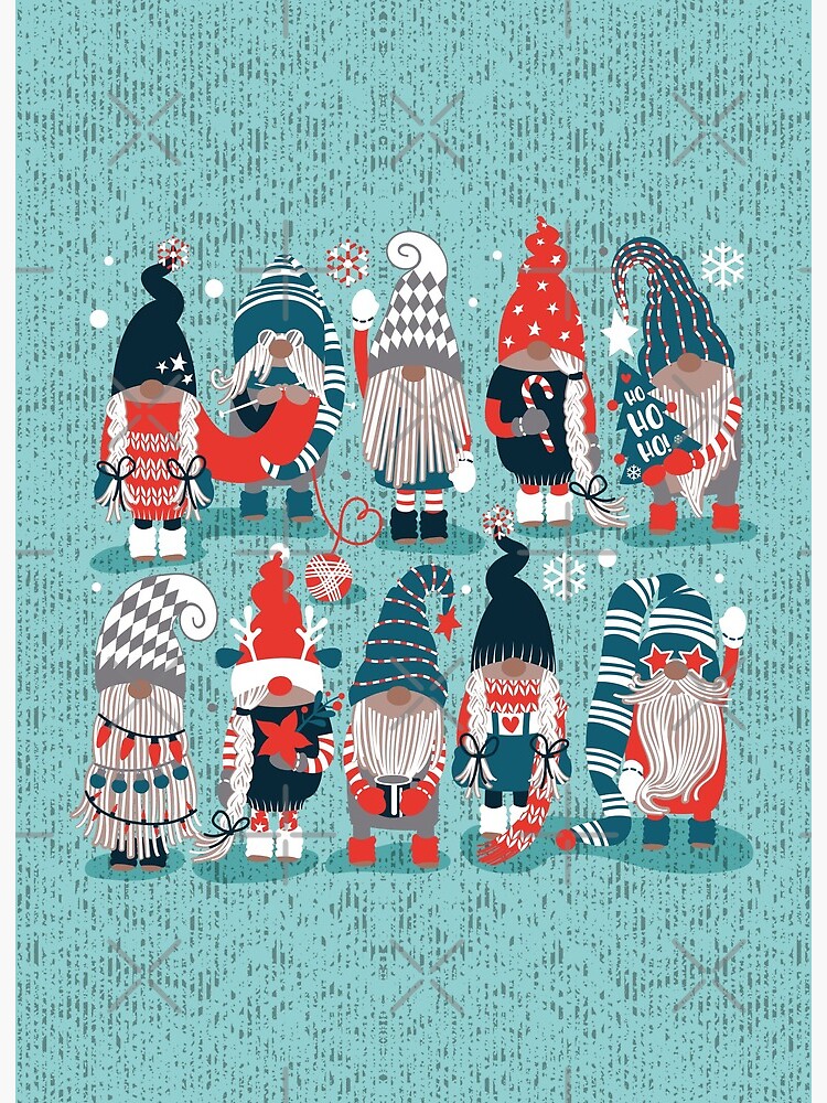 Buy: Folk Holiday Gnome Winter Art Not Personalized