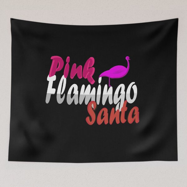 Item preview, Pink Flamingo Santa Merry Christmas: thanksgiving,wedding,event,christmas,holidays. designed and sold by comeonyassine21.
