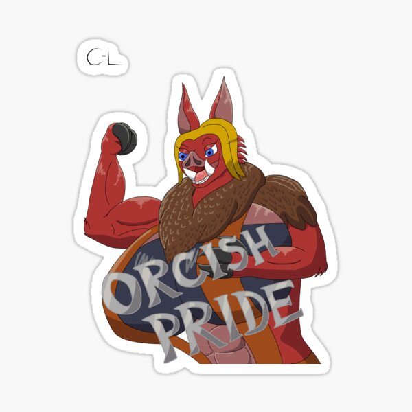 Orcish Pride V2 Sticker