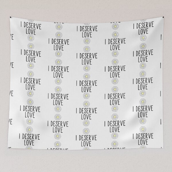 Item preview, I deserve love self love designed and sold by PeppaThePenguin.