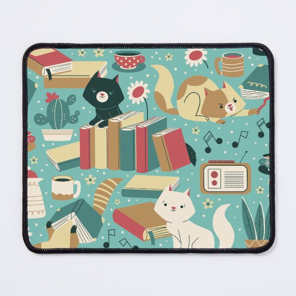 Item preview, Cozy reading cats designed and sold by Angela Sbandelli.