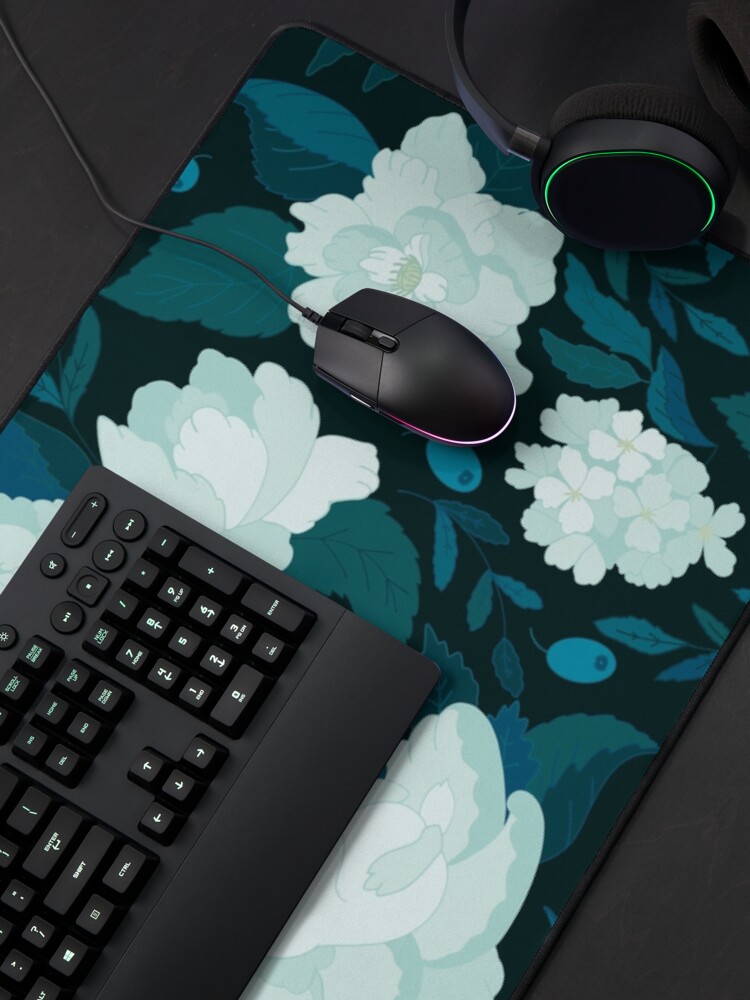 Alternate view of A rabbit in a garden Mouse Pad