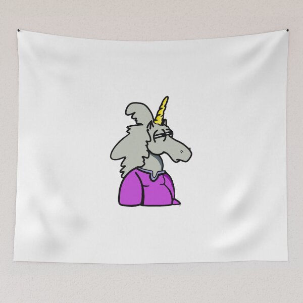 Item preview, Glen the Judgy Unicorn Classic designed and sold by CARETAHARRY.
